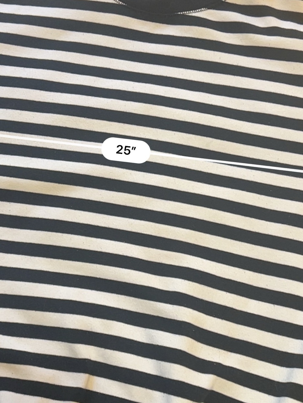 Goodfellow & Co Black and White Striped Crewneck Sweatshirt - Picture 4 of 6